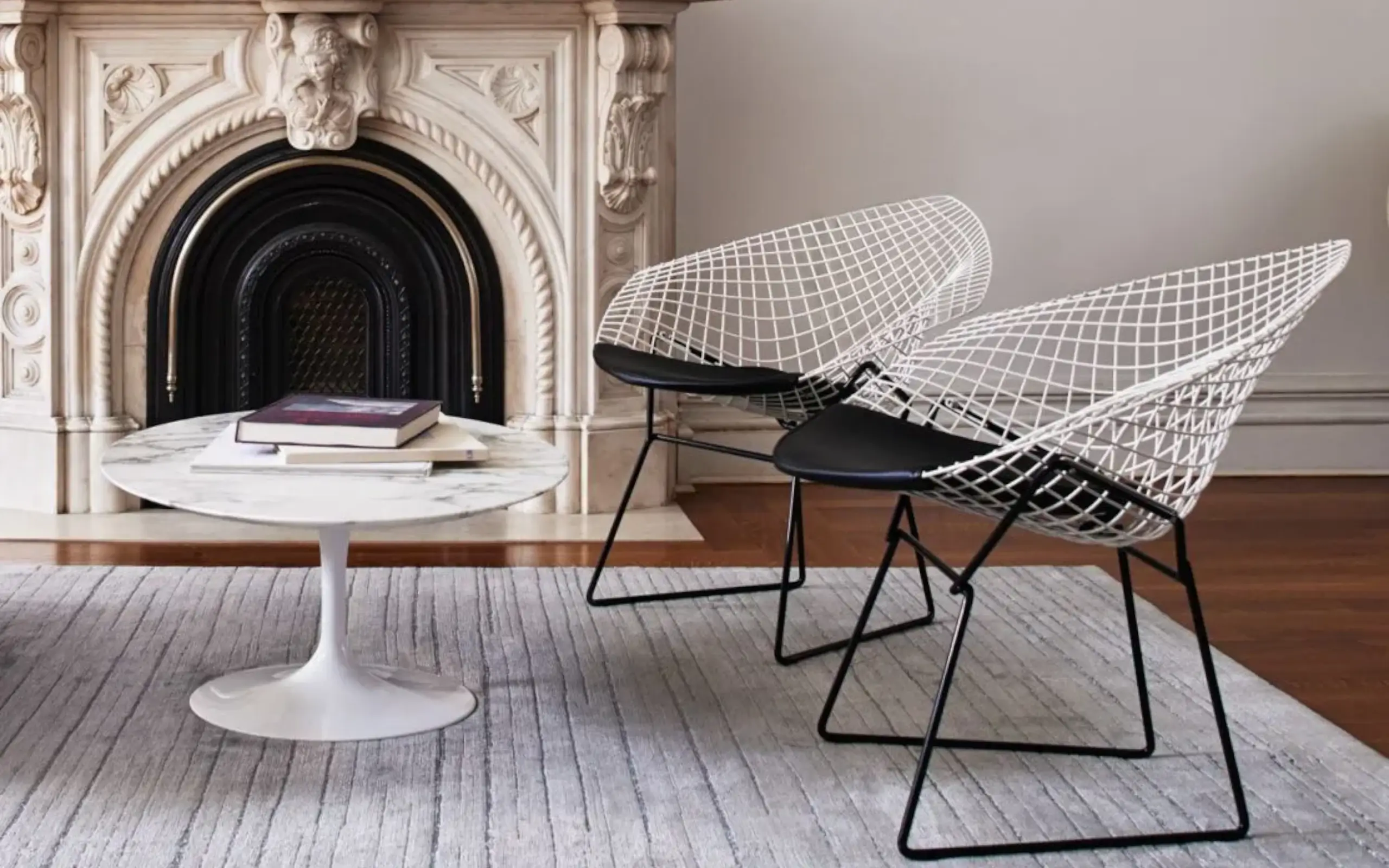 Diamond Chair by Harry Bertoia